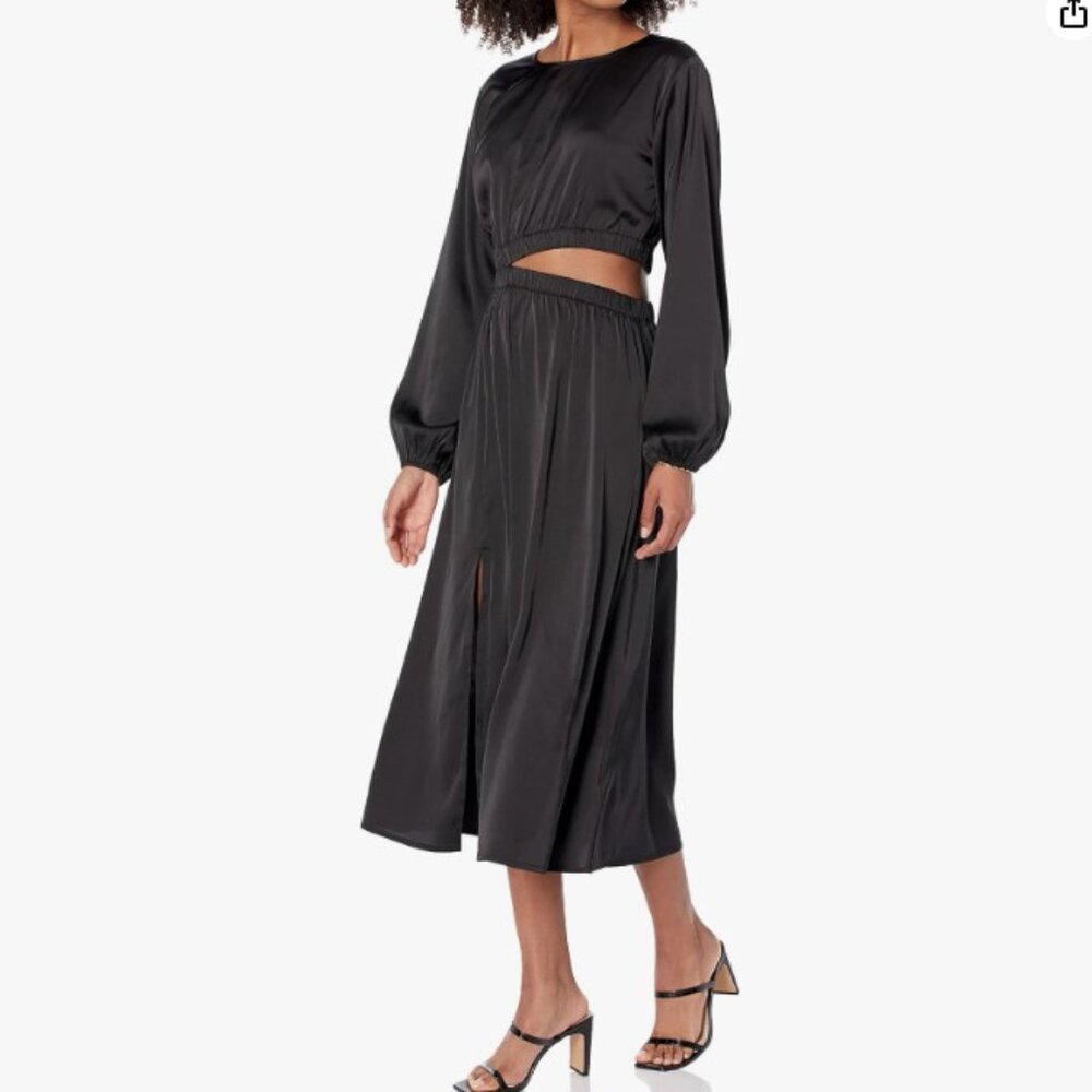 The Drop Women's Jacob Long Sleeve Cut Out Midi Dress 2X, never worn